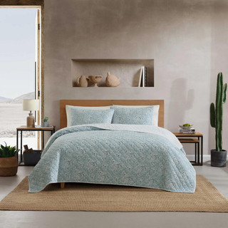 Thumbnail 1: Wrangler Wrangler Prairieland Paisley Reversible Quilt & Sham Set 