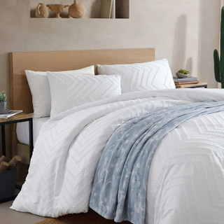 Thumbnail 19: Wrangler Wrangler Prairie Zig Zag Chenille Comforter Sham Set 