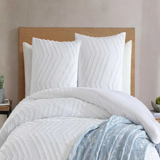 Thumbnail 32: Wrangler Wrangler Prairie Zig Zag Chenille Comforter Sham Set 