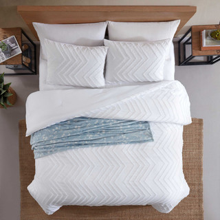 Thumbnail 19: Wrangler Wrangler Prairie Zig Zag Chenille Comforter Sham Set 