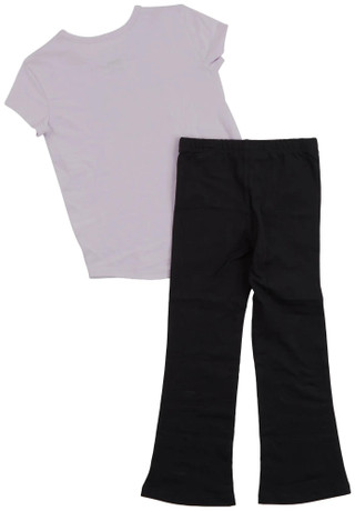 Thumbnail 3: Adidas Adidas Toddler Girls 2 Pc Heart Tee Flare Pant Set 