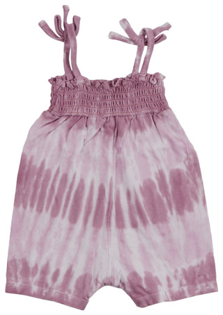 Thumbnail 2: Splendid Splendid Baby Girls Sleeveless Tie Dye Smocked Romper 