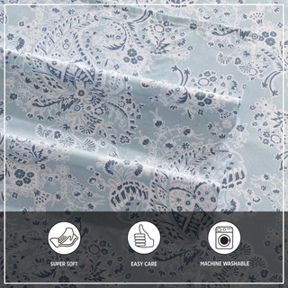 Thumbnail 6: Wrangler Prairieland Paisley Ultra Soft Microfiber Sheet Set 