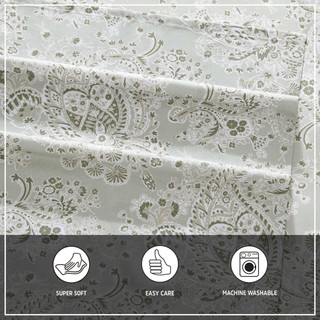 Thumbnail 34: Wrangler Prairieland Paisley Ultra Soft Microfiber Sheet Set 