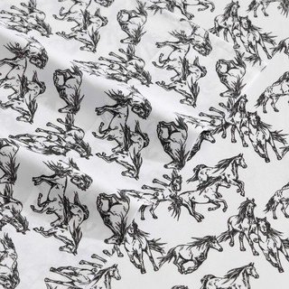 Thumbnail 39: Wrangler Wrangler Mustangs Ultra Soft Microfiber Sheet Set 