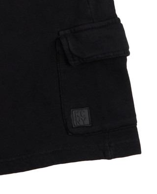 Thumbnail 3: Kenneth Cole Kenneth Cole Big Boys Fleece Solid Cargo Shorts 