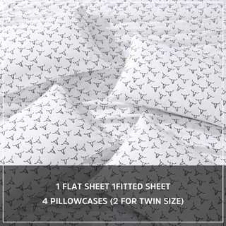 Thumbnail 9: Wrangler Wrangler Steer Skulls Microfiber Sheet Set 
