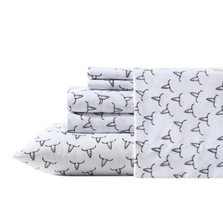 Thumbnail 12: Wrangler Wrangler Steer Skulls Microfiber Sheet Set 
