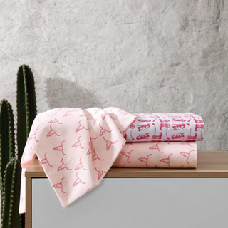 Thumbnail 18: Wrangler Wrangler Steer Skulls Microfiber Sheet Set 