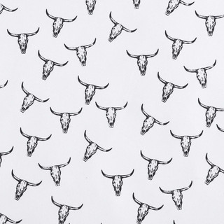 Thumbnail 33: Wrangler Wrangler Steer Skulls Microfiber Sheet Set 