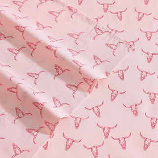 Thumbnail 40: Wrangler Wrangler Steer Skulls Microfiber Sheet Set 