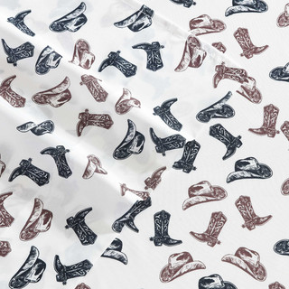 Thumbnail 24: Wrangler Wrangler Boots N Hats Sheet Set 