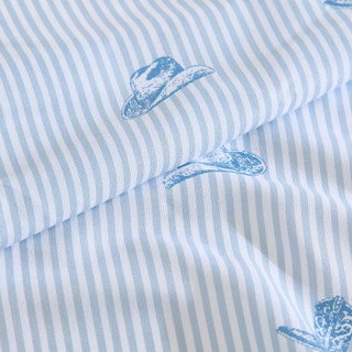 Thumbnail 12: Wrangler Wrangler Cowboy Pinstripe Microfiber Sheet Set 