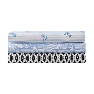 Thumbnail 36: Wrangler Wrangler Cowboy Pinstripe Microfiber Sheet Set 