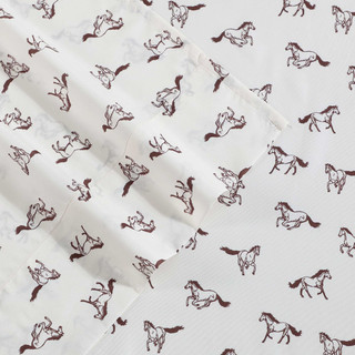 Thumbnail 19: Wrangler Wrangler Wild Horses Microfiber Sheet Set 