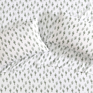 Thumbnail 14: Wrangler Wrangler Cacti Microfiber Sheet Set 