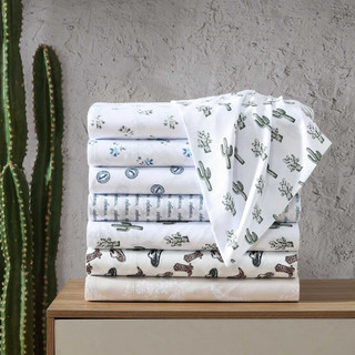 Thumbnail 16: Wrangler Wrangler Cacti Microfiber Sheet Set 