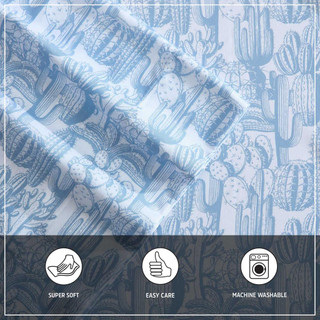 Thumbnail 11: Wrangler Wrangler Cactus Toile Microfiber Sheet Set 