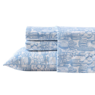 Thumbnail 33: Wrangler Wrangler Cactus Toile Microfiber Sheet Set 