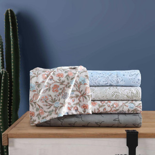 Thumbnail 12: Wrangler Wrangler Westward Floral Ultra Soft Microfiber Sheet Set 
