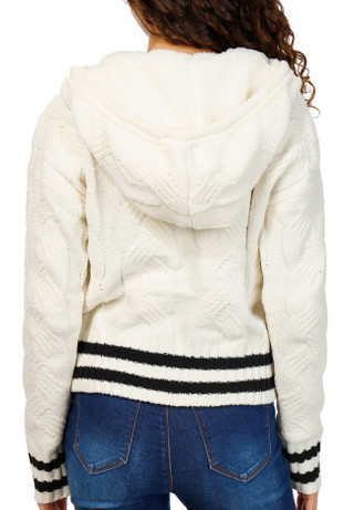 Thumbnail 2: Derek Heart Derek Heart Juniors Sherpa Zippered Hoodie 