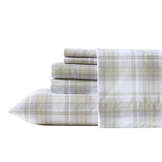 Thumbnail 4: Wrangler Wrangler Dayton Valley Plaid Ultra Soft Sheet Set 