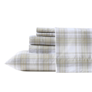 Thumbnail 4: Wrangler Wrangler Dayton Valley Plaid Ultra Soft Sheet Set 