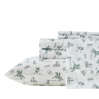 Thumbnail 20: Wrangler Wrangler Cowboy Rodeo Microfiber Sheet Set 