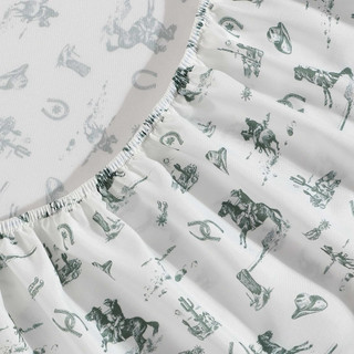 Thumbnail 33: Wrangler Wrangler Cowboy Rodeo Microfiber Sheet Set 