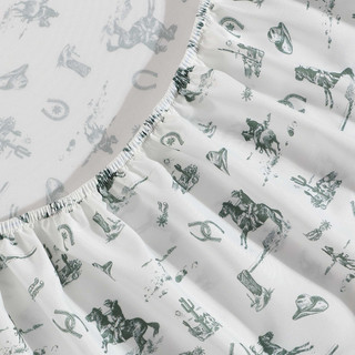 Thumbnail 34: Wrangler Wrangler Cowboy Rodeo Microfiber Sheet Set 