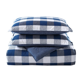 Thumbnail 3: Wrangler Wrangler Bison Plaid Comforter & Sham Set 
