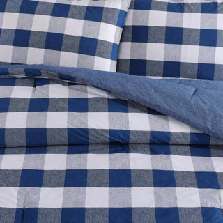 Thumbnail 8: Wrangler Wrangler Bison Plaid Comforter & Sham Set 