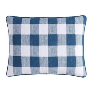 Thumbnail 21: Wrangler Wrangler Flagstaff Check Reversible Quilt & Sham Set 