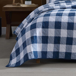 Thumbnail 24: Wrangler Wrangler Flagstaff Check Reversible Quilt & Sham Set 