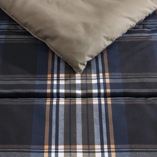 Thumbnail 15: Wrangler Wrangler City Flats Plaid Duvet Cover Set 