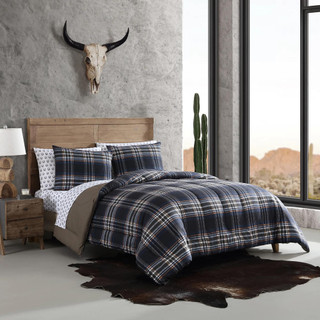 Thumbnail 16: Wrangler Wrangler City Flats Plaid Duvet Cover Set 