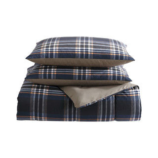 Thumbnail 29: Wrangler Wrangler City Flats Plaid Duvet Cover Set 