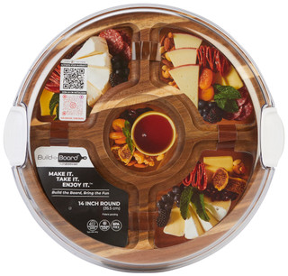 Thumbnail 1: Farberware Farberware 14-Inch Round Make & Take Serving Platter 