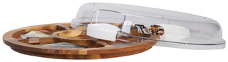 Thumbnail 3: Farberware Farberware 14-Inch Round Make & Take Serving Platter 