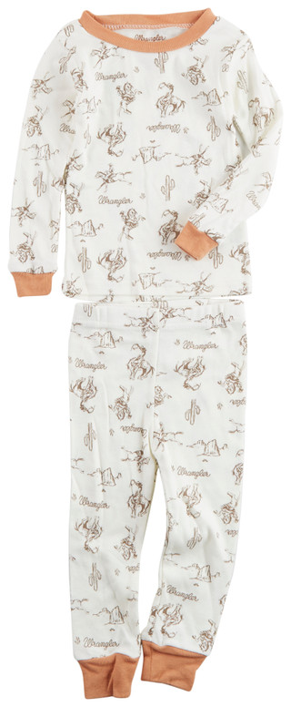 Thumbnail 1: Wrangler Wrangler Toddler Boy 2 Pc Horse Pajama Set 