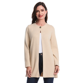 Thumbnail 1: Rafaella Rafaella Petite Long Sleeve Turnlock Close Cardigan 