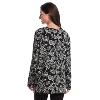Thumbnail 3: Rafaella Rafaella Petite Long Sleeve Turnlock Close Cardigan 
