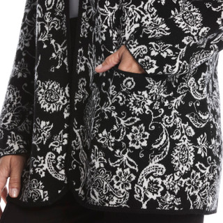 Thumbnail 4: Rafaella Rafaella Petite Long Sleeve Turnlock Close Cardigan 