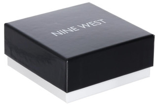 Thumbnail 2: NINE WEST Nine West Boxed Emerald and Gold Stretch Bracelet 