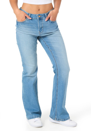 Thumbnail 4: Celebrity Pink Celebrity Pink Juniors Mid Rise Boot Cut Jeans 