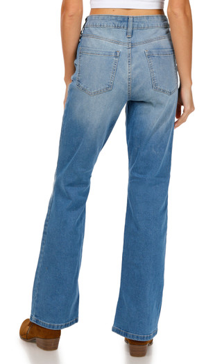 Thumbnail 5: Celebrity Pink Celebrity Pink Juniors Mid Rise Boot Cut Jeans 