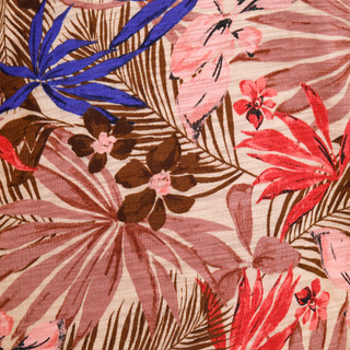 Thumbnail 3: Blue Sol Blue Sol Plus Long Sleeve Tropical Print Luxey Top 