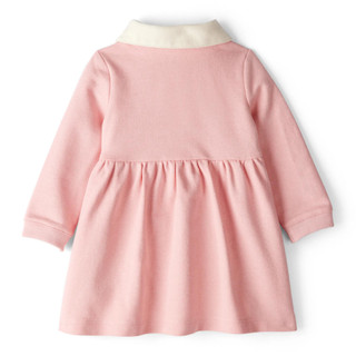 Thumbnail 5: Carters Carters Baby Girls Long Sleeve Collar Dress with Heart 
