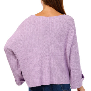 Thumbnail 2: BY TOGETHER By Together Womens Woven SV-Neck Sweater 