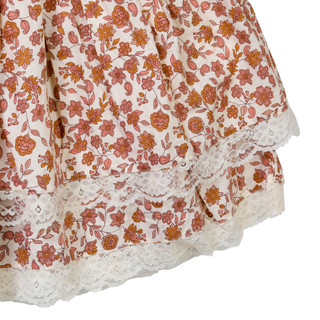 Thumbnail 2: JAPNA GIRLS Japna Big Girls Floral Smocked Tiered Lace Trim Dress 